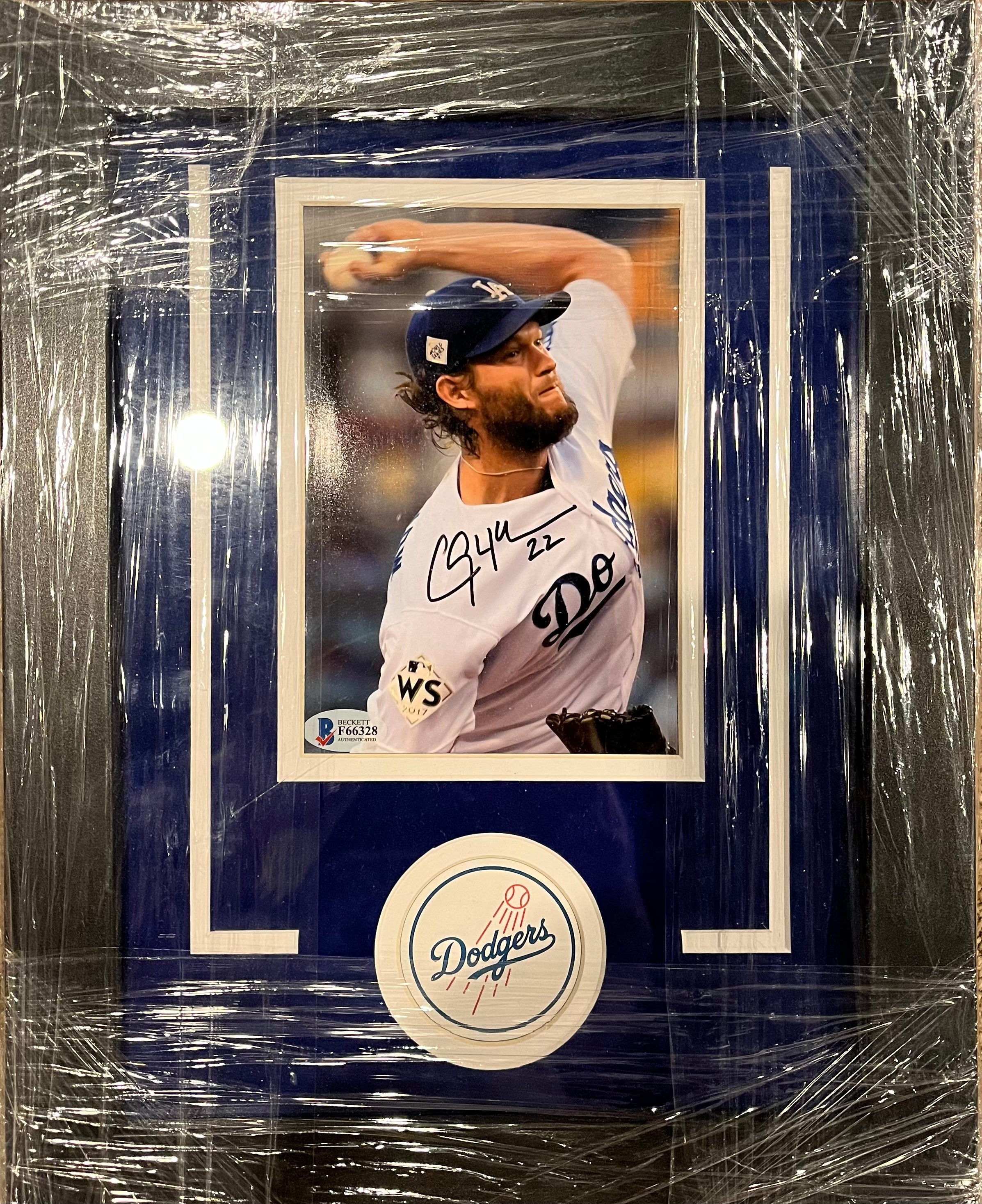 Clayton Kershaw Signed and Framed 5x7 – Woodbridge Collectibles