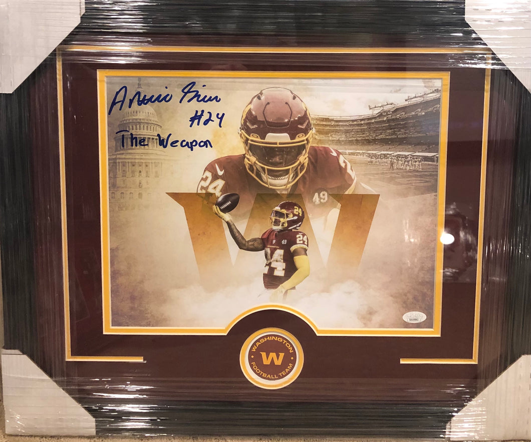 Antonio Gibson Signed 11x14 edit “The Weapon”