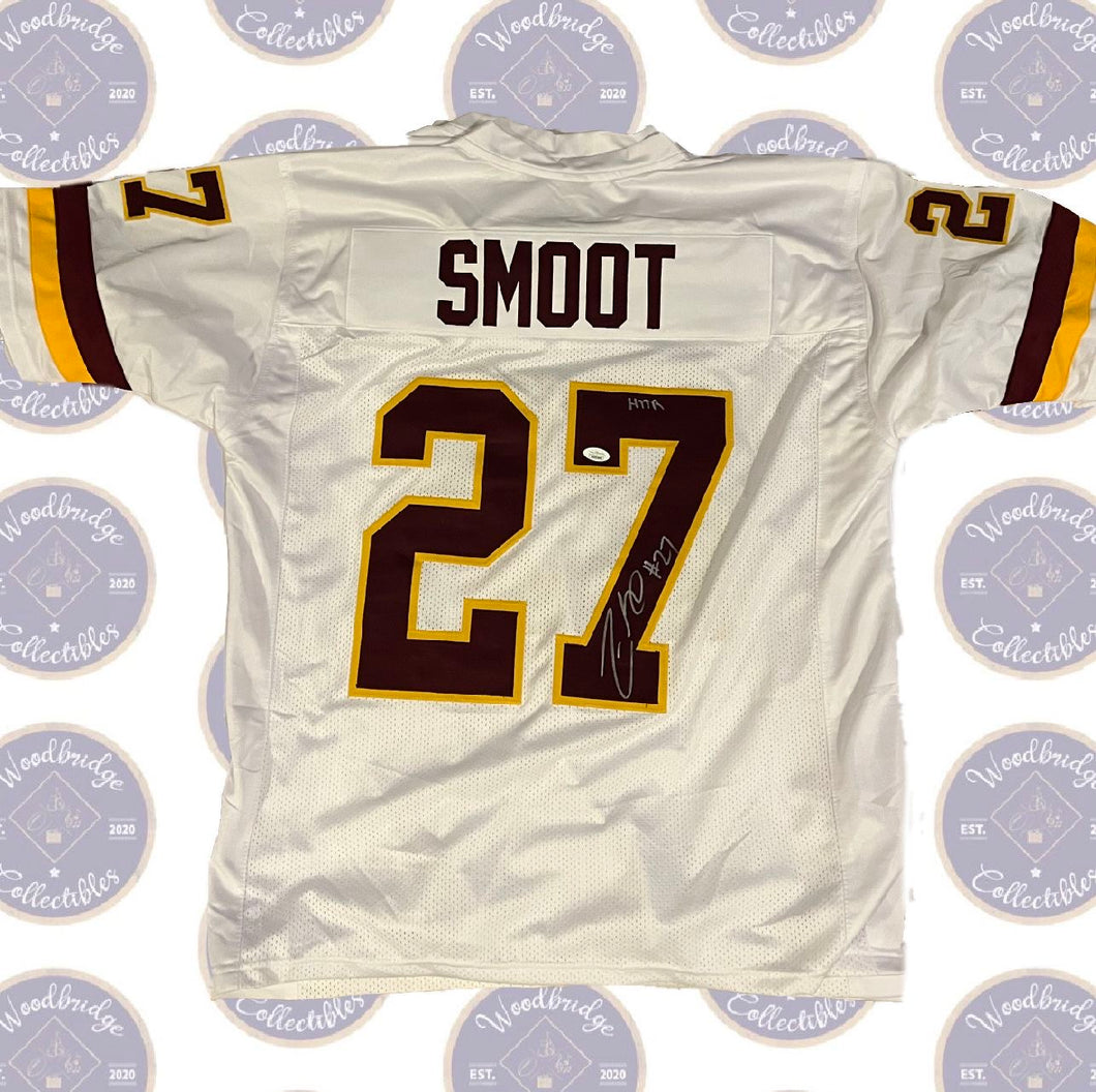 Fred Smoot Signed White Redskins jersey