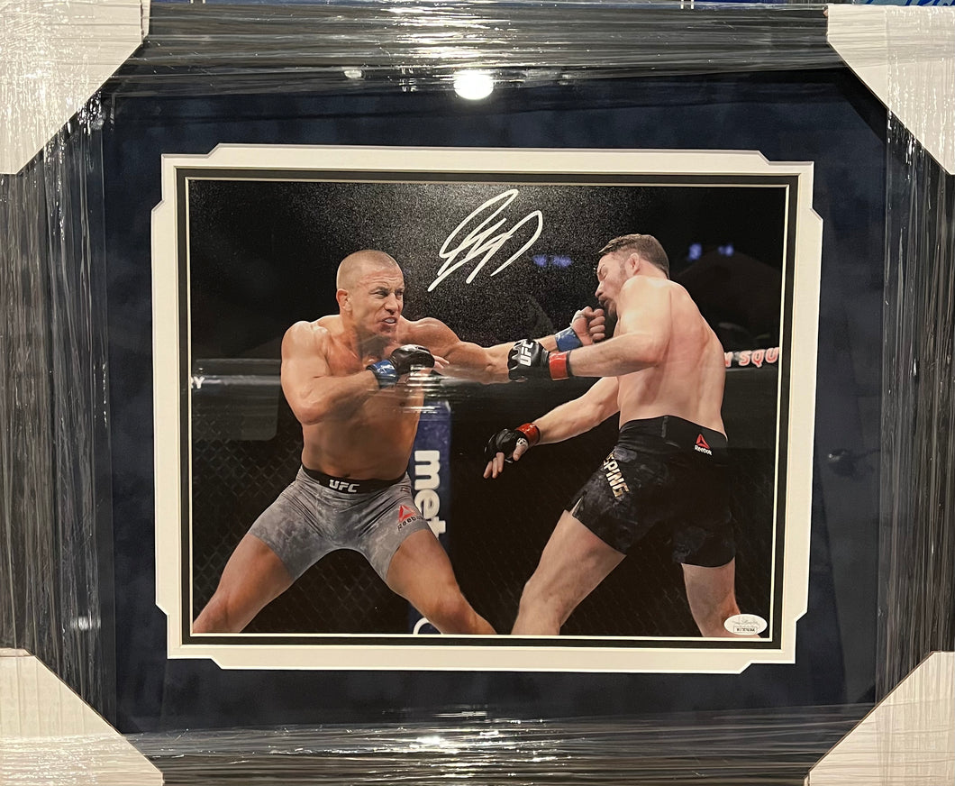 Georges St-Pierre Signed 11x14