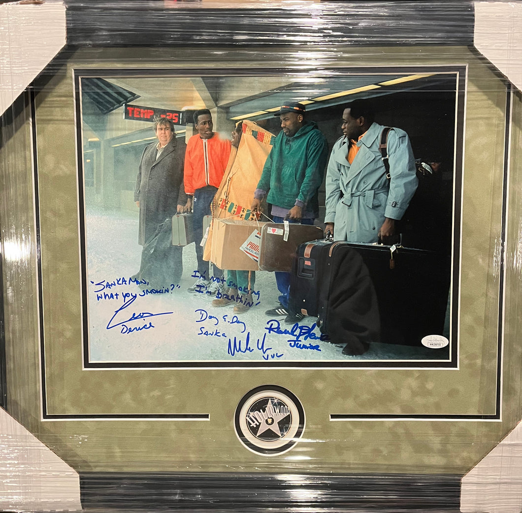 Cool Runnings Cast Signed 11x14