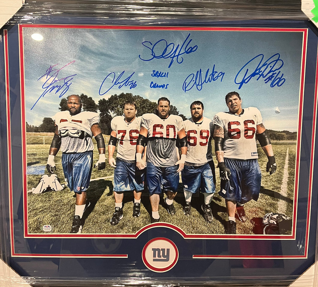 Signed Giants 16x20 Photo