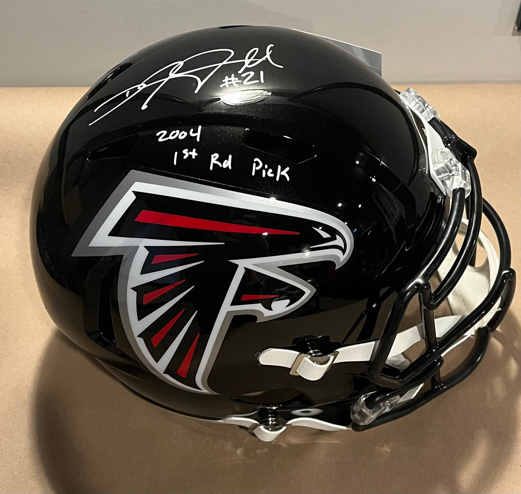 DeAngelo Hall Signed Atlanta Falcons full size helmet