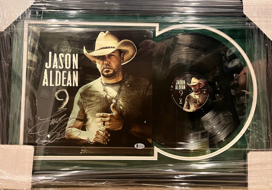 Jason Aldean Framed Vinyl