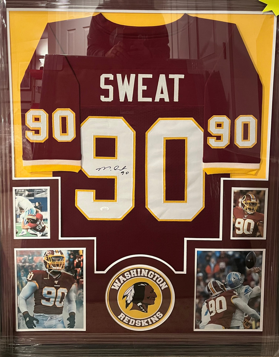 Montez Sweat Framed Jersey