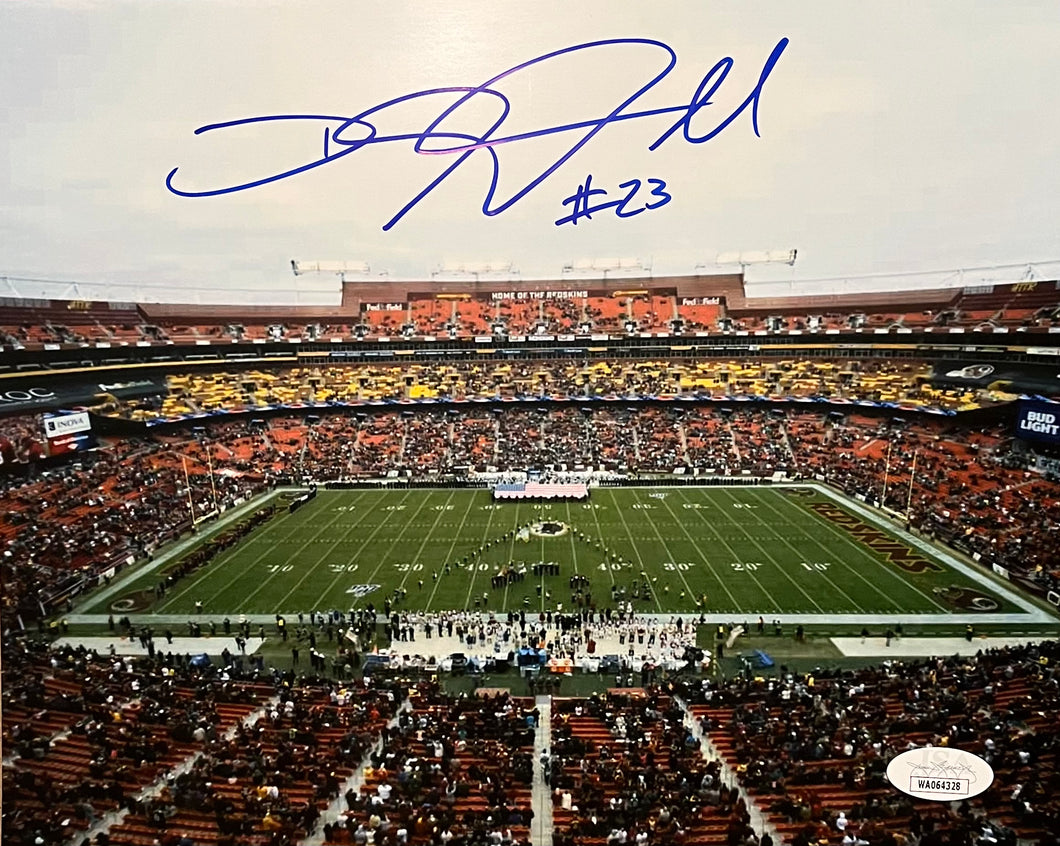 DeAngelo Hall Signed FedEx Field 8x10 photo