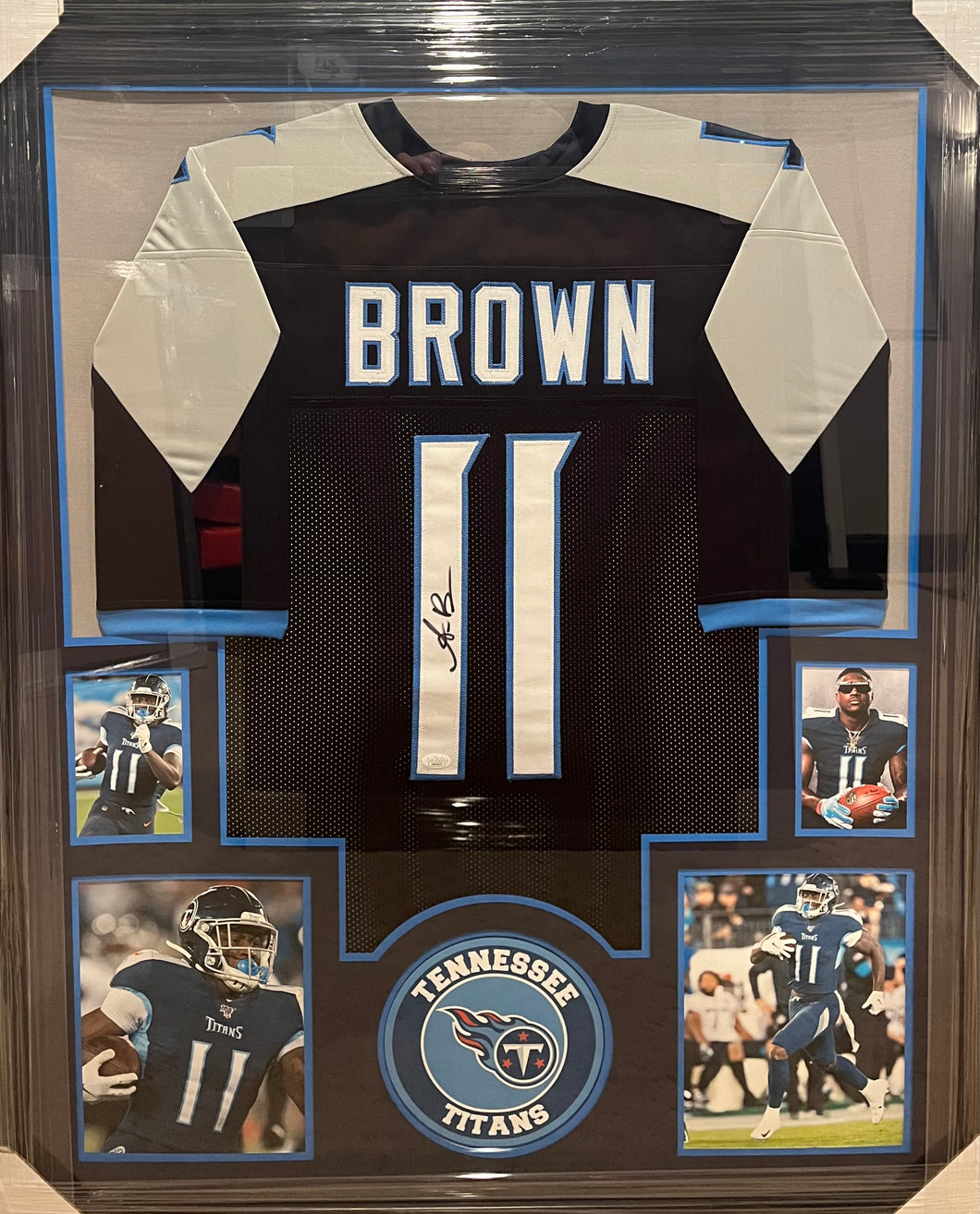 A.J Brown Framed Jersey