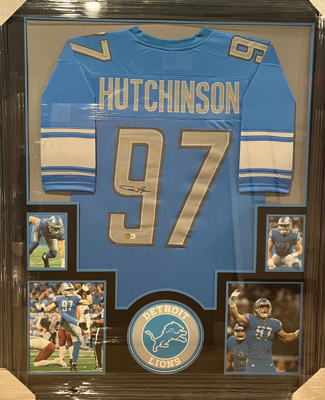 Aidan Hutchinson Framed Jersey